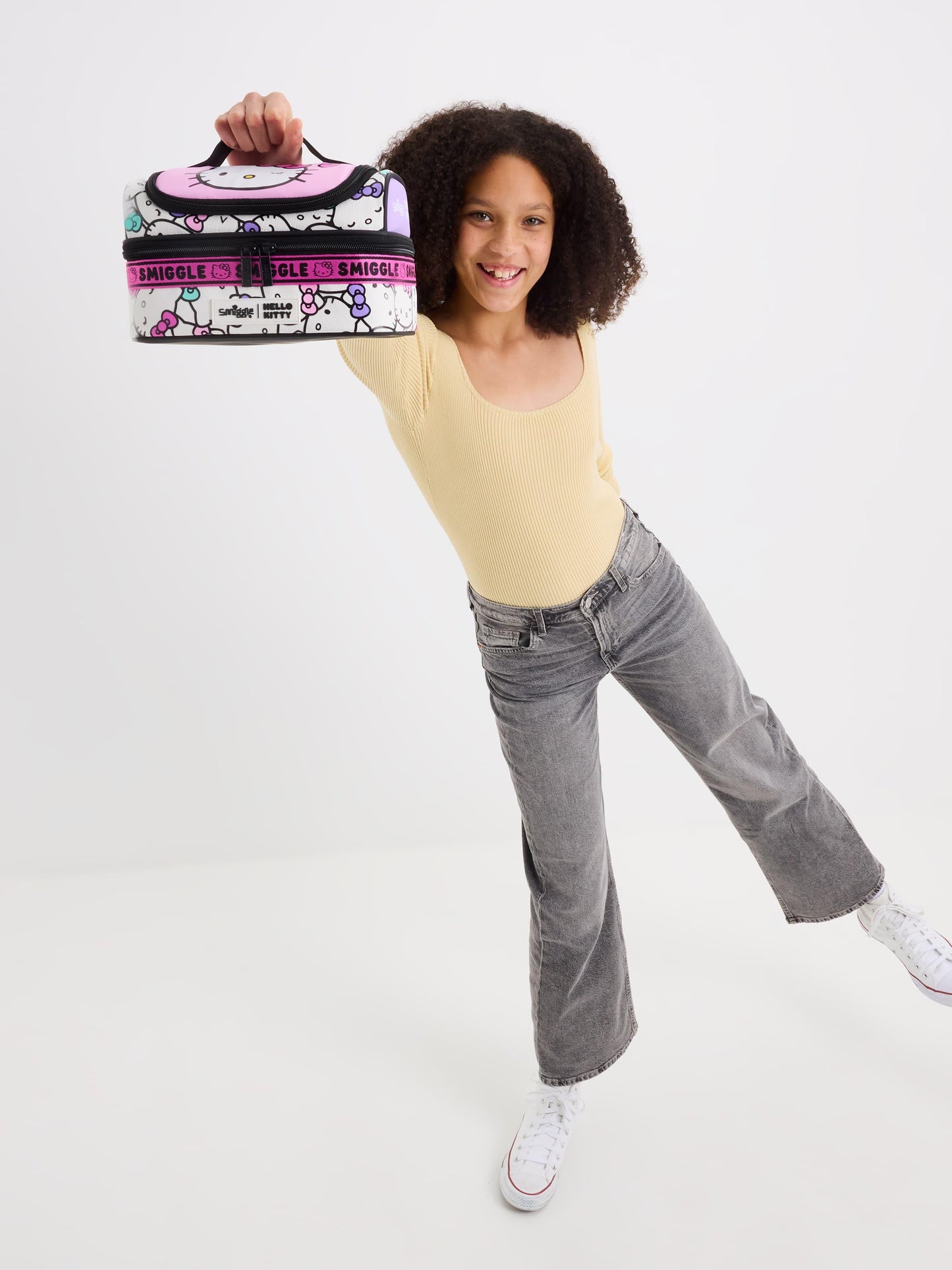Smiggle Lunch Bag : Hello Kitty Double Decker 7 Inch For Kids - Jaiman Toys