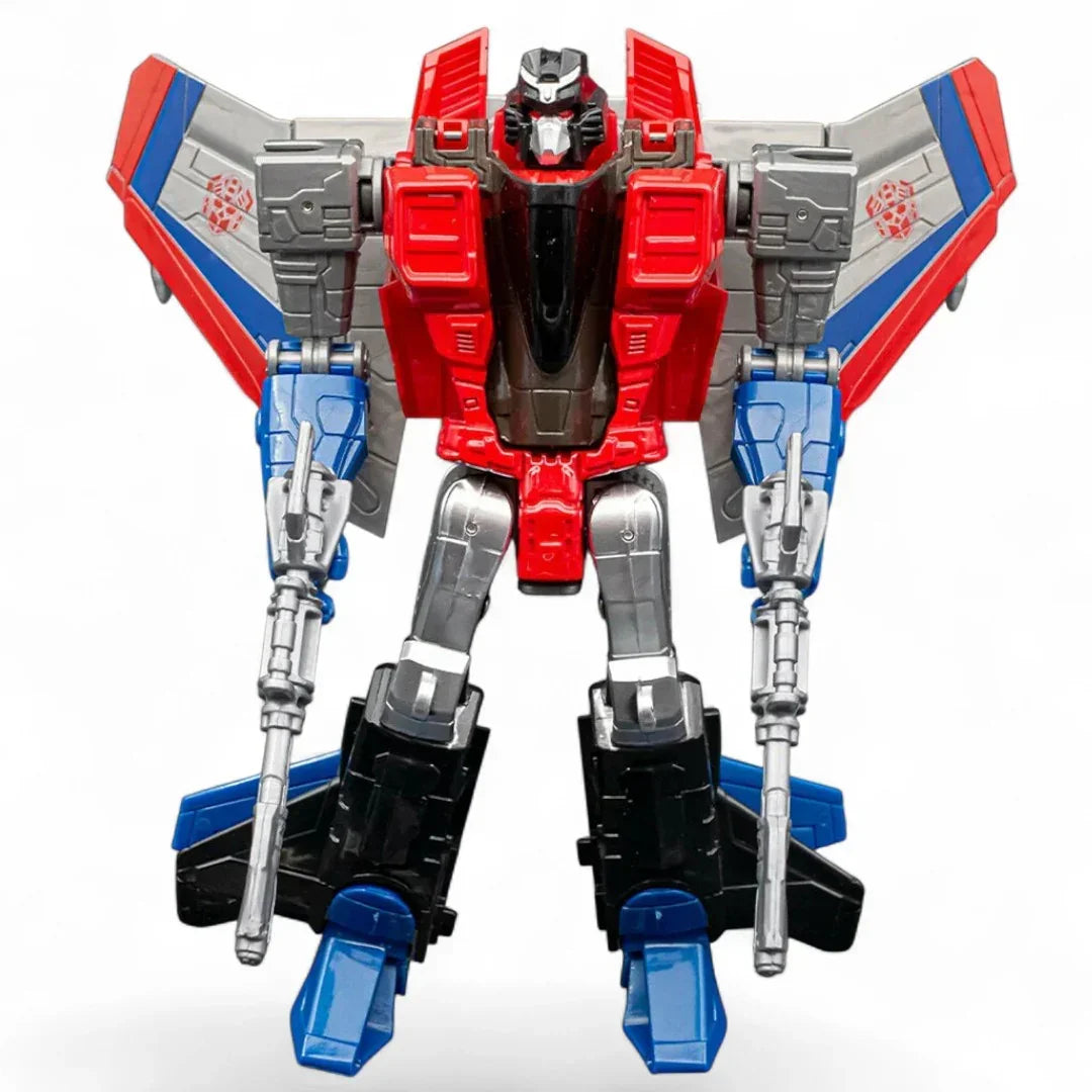 Mecha Crazed 1/10 Scale Robot Transformer Action Figure | Deformation Transforming Jet to Robot Manual Toy For Kids