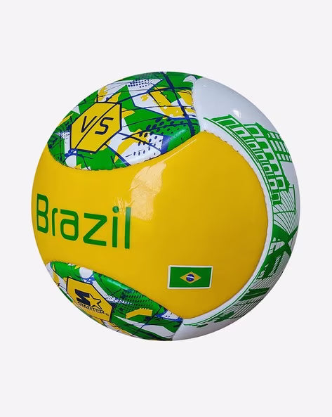 Starter Country Football L3 Size 5 – Brazil Edition | Hand-Stitched Professional Soccer Ball