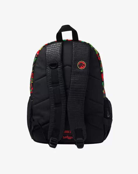 Smiggle Jurassic Park Kids Backpack 42cm | Dinosaur School Bag with Multiple Compartments