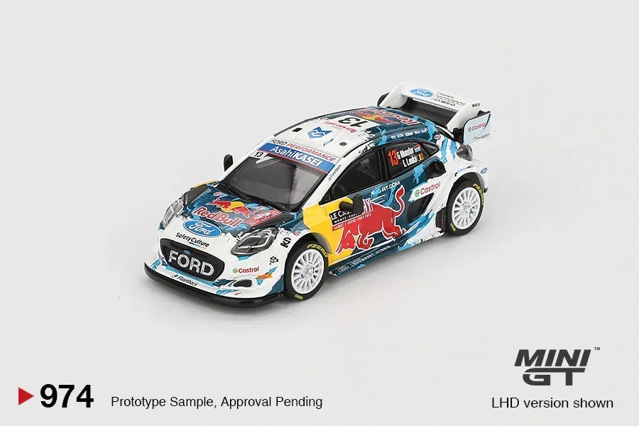 MiniGT 1:64 Ford Puma Rally1 #13 M-Sport Ford WRT 2024 Rally Monte Carlo