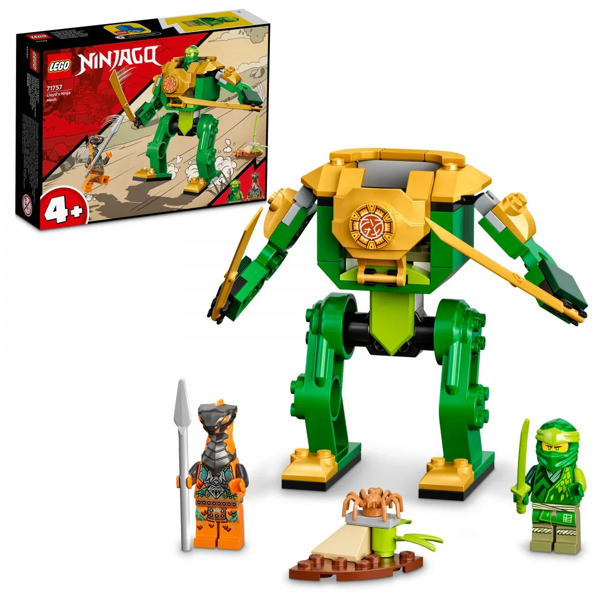 Lego Ninjago LloydS Ninja Mech 71757 Building Kit (57 Pieces) Age 4+ - Jaiman Toys