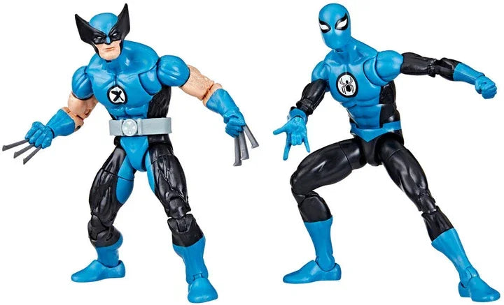 Hasbro Marvel Legends Fantastic Four Wolverine & Spider-Man Action Figures 2-Pack | 6-Inch Collectibles