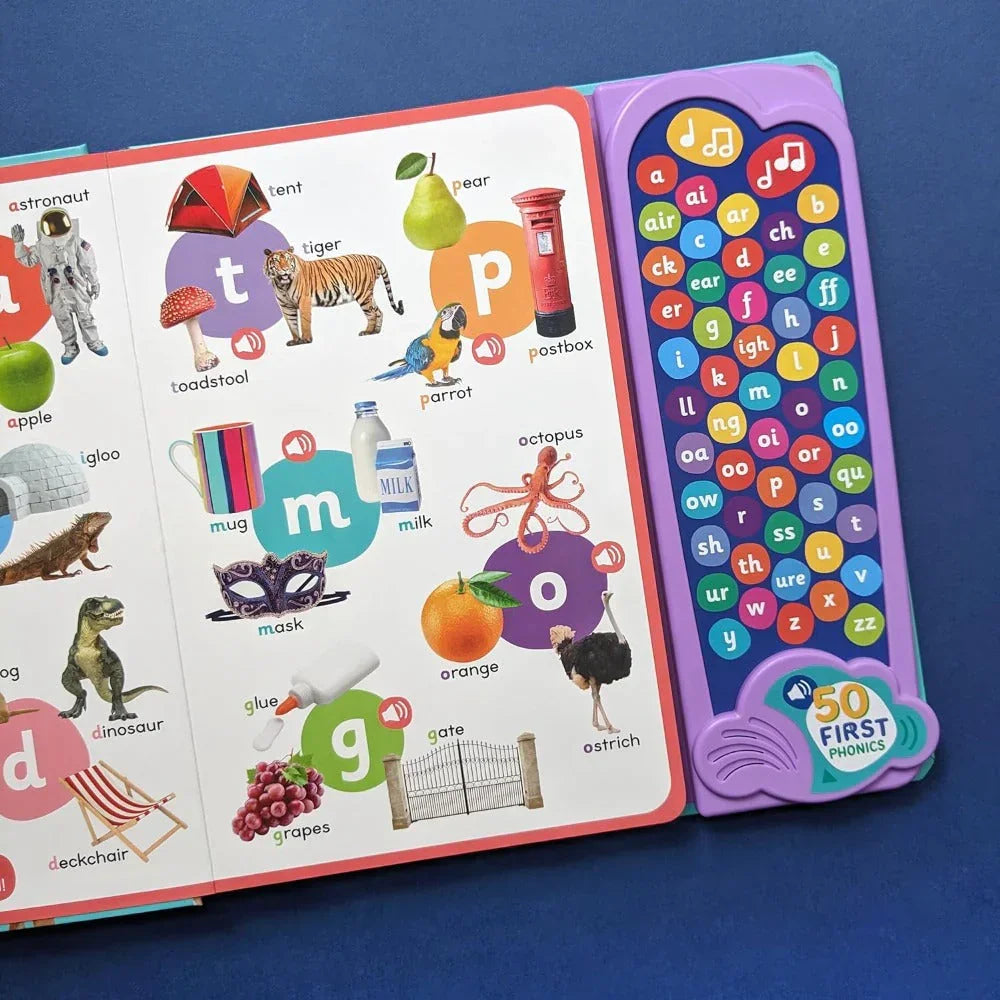 50 First Phonics Sound Book - Jaiman Toys