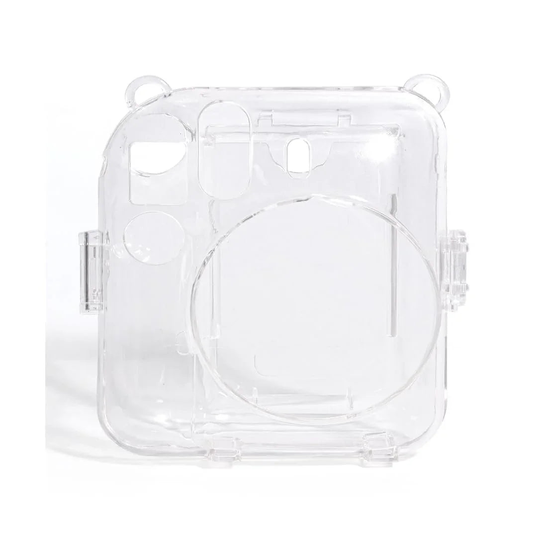 Fujifilm Instax Mini 12 Instant Camera + 20 Shot Films + 1x Crystal Clear Camera Case + 1x Close up Selfie Lens + 5X Plastic Photo Frame (Clay White, Mini 12) - Jaiman Toys