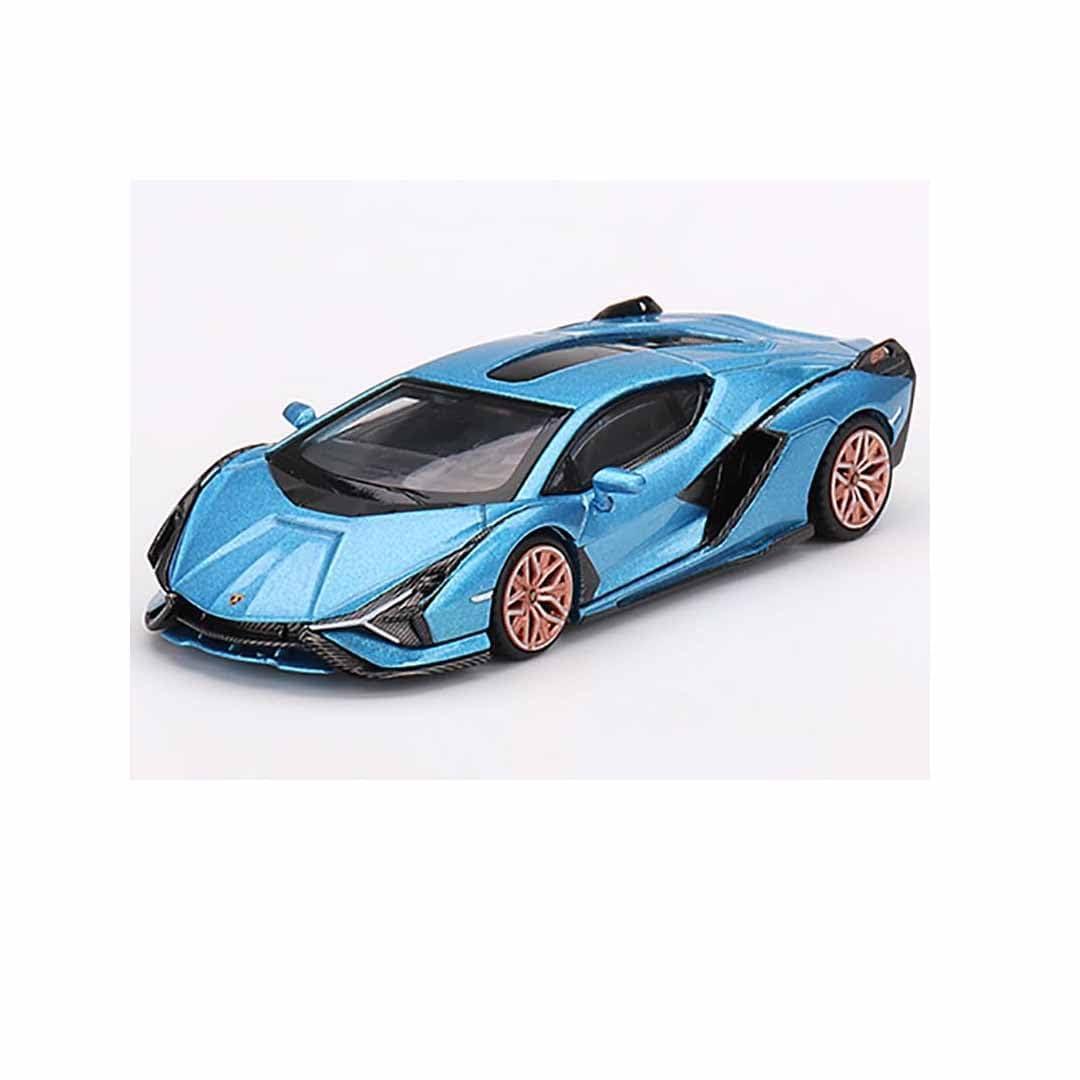 MiniGT Lamborghini Sian FKP 37 Blu Aegir Blue Metallic Limited Edition 1:64 Model - Jaiman Toys