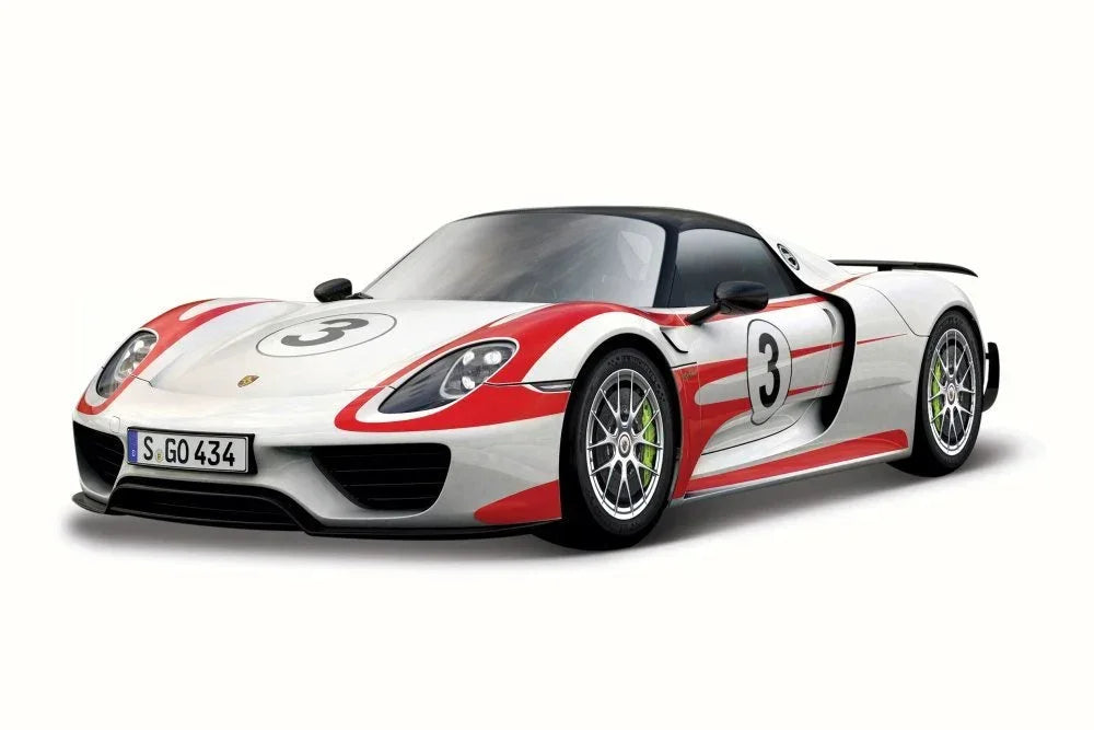 Bburago 1:24 W/B Race Porsche 918 Weissach Car Toy - Jaiman Toys