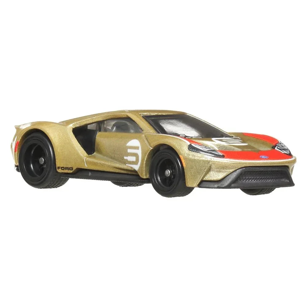 Hot Wheels Boulevard™ '17 Ford GT Yellow 1:64 Premium Die-Cast Car with Real Riders