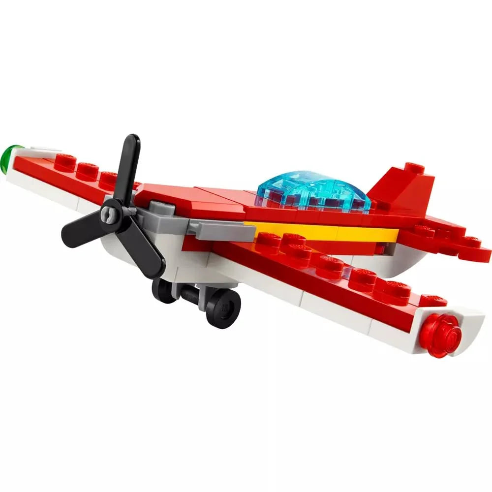 LEGO 30669 Creator Iconic Red Plane – (51-Pieces) Set | Build a Red Plane, Jet or Speedboat | Ages 6+