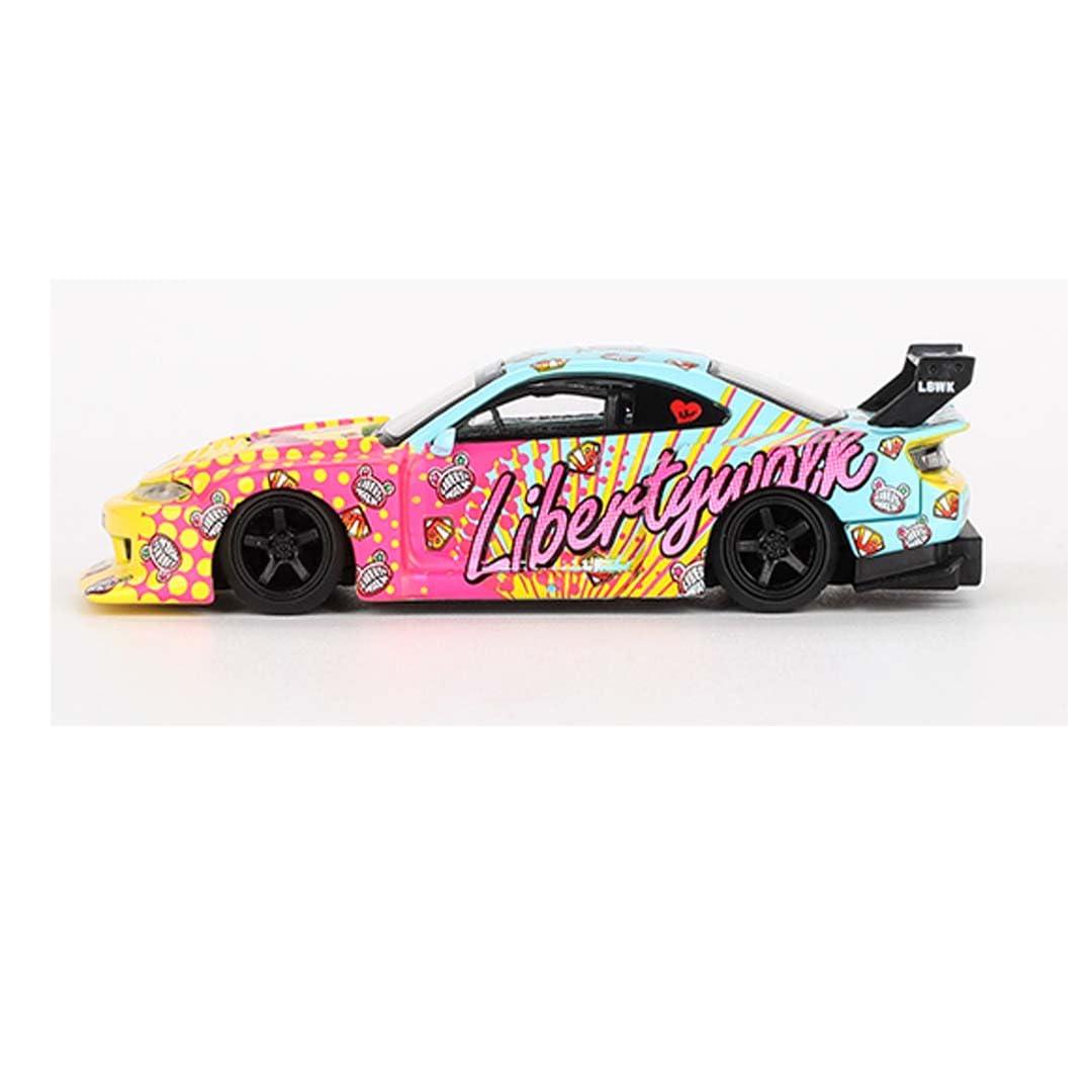 Mini GT Die Cast Collectrors Model Cars: (Niss'an Silvia (S15) LB-Super Silhouette LBWK Kuma) - Jaiman Toys