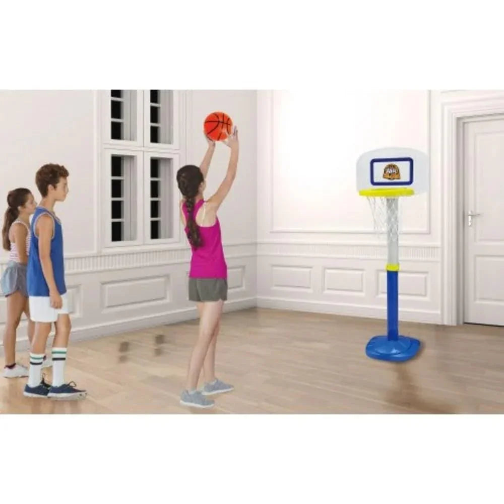 Innov8 Easy Score Basketball Set, Adjustable Height, Oversized Rim for Kids, Weather-Resistant, Durable - Jaiman Toys
