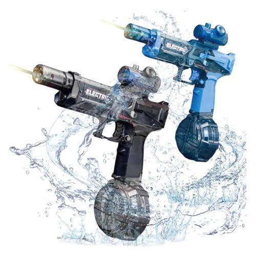 Kids Ultimate Battle Blaster Long Range Electric Water Blaster with Light,Squirt Guns Electric Water Gun Toy (Weal Walker Water Gun - Blue) - Jaiman Toys