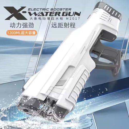 Electric Water Gun: Automatic Water Absorptive Gun E10 MAX Large Water Volume Automated Precise High-End Premium Electric Water Gun (Electric Booster) - Jaiman Toys