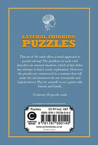 Puzzle Cards: Lateral Thinking Puzzles β Brain Teasers for All Ages - Jaiman Toys