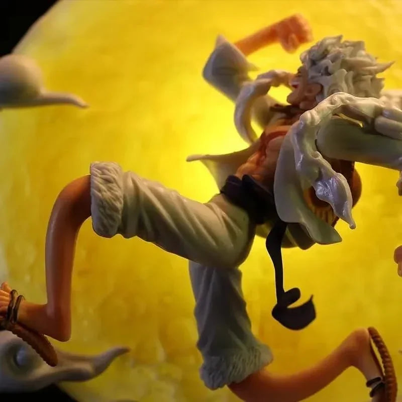 Ultimate Luffy Gear 5 Nika Figure (30CM) – LED Light Edition | One Piece GK PVC Model HW - Jaiman Toys