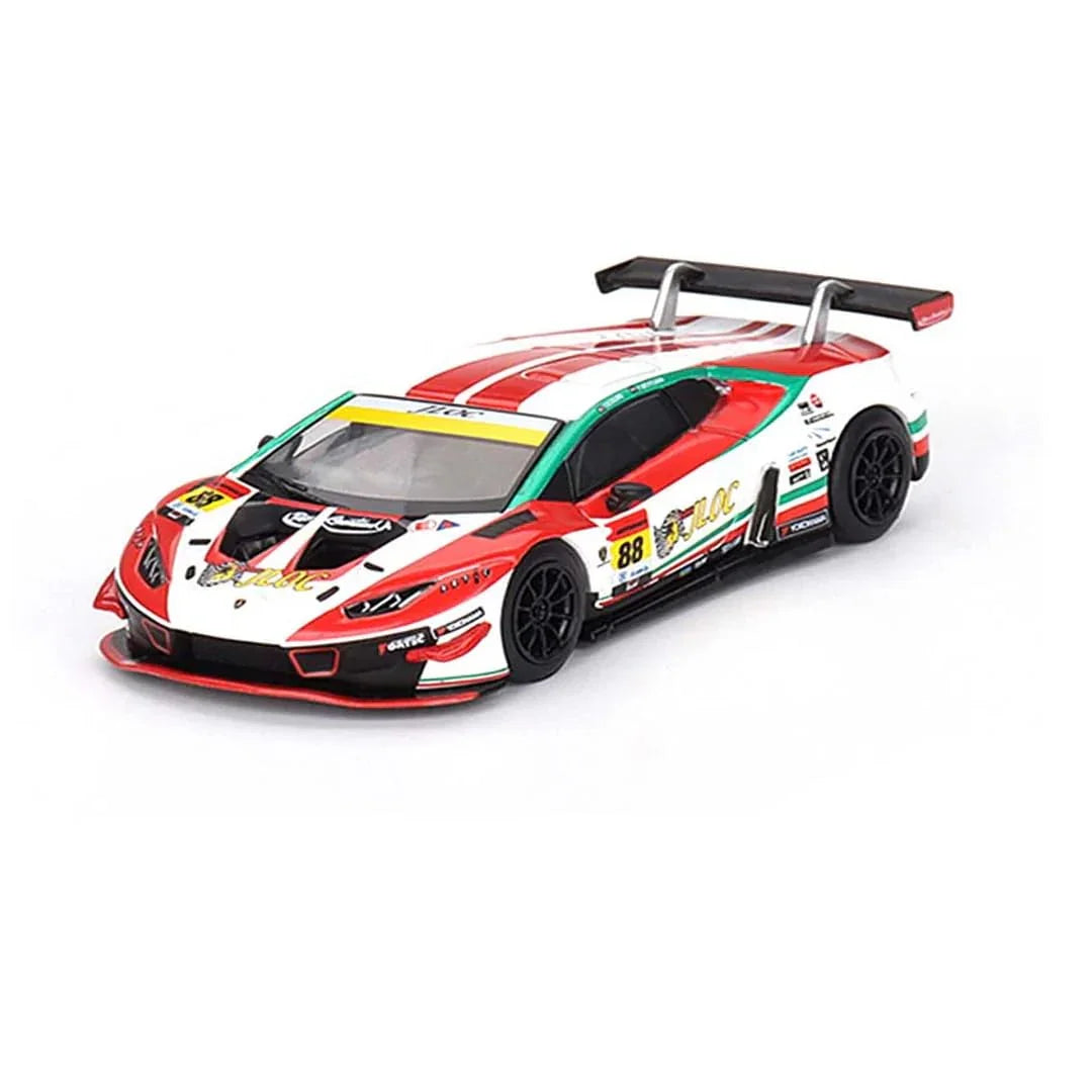 Mini GT Lamborghini Huracan GT3 EVO #88 JLOC Lamborghini GT3 JLOC 2023 Super GT Series - Jaiman Toys