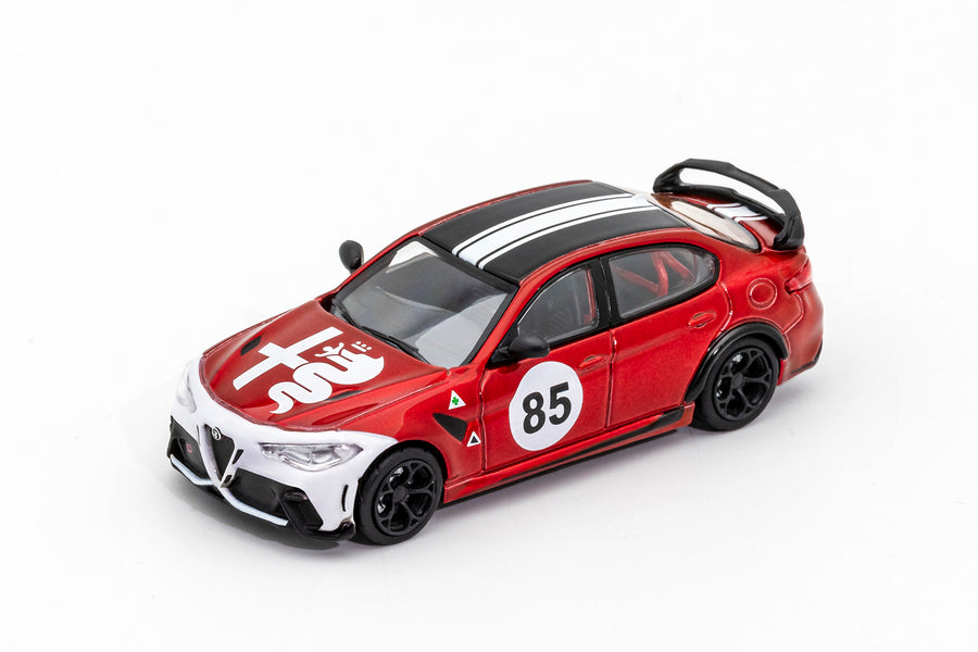 Shadow 1:64 Alfa Romeo Giulia GTAm Diecast Model Car LL-011-147 | Premium Collectible Red Racing Edition