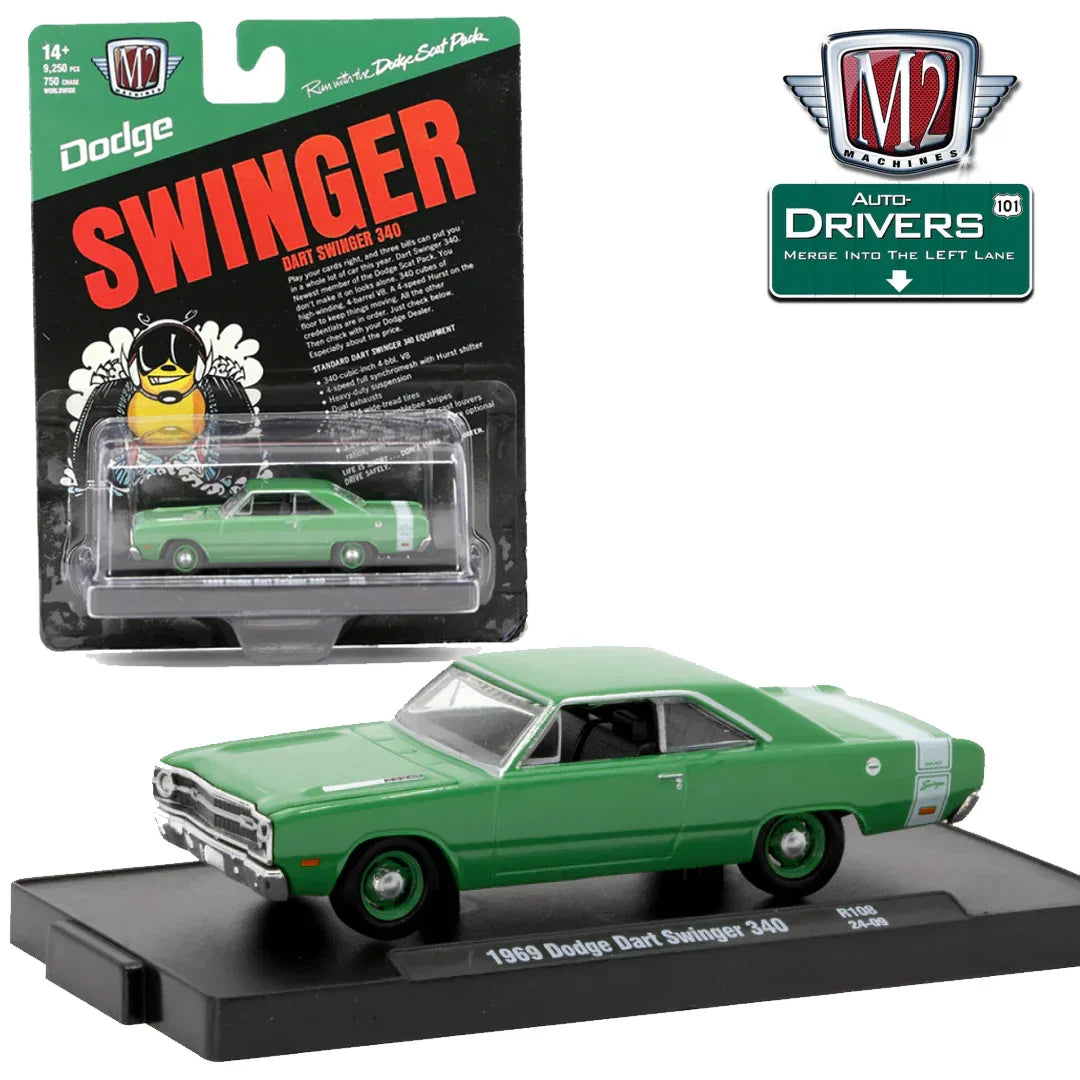 M2 Drivers 108 – 1969 Dodge Dart Swinger 340 – Modelmatic (1:64)