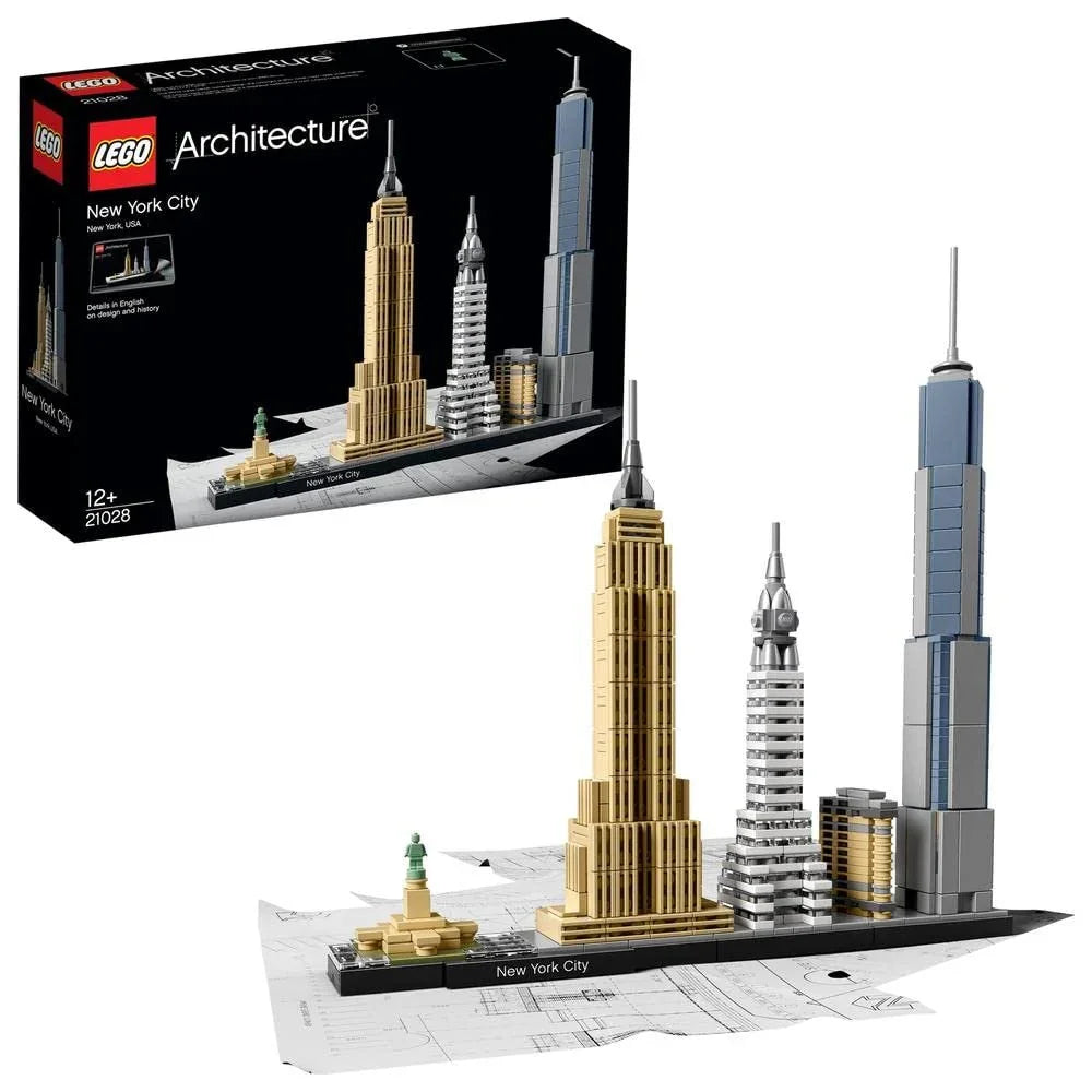 LEGO 21028 Architecture New York City Skyline Building Blocks for 12+ Yrs (598 Pcs) - Jaiman Toys