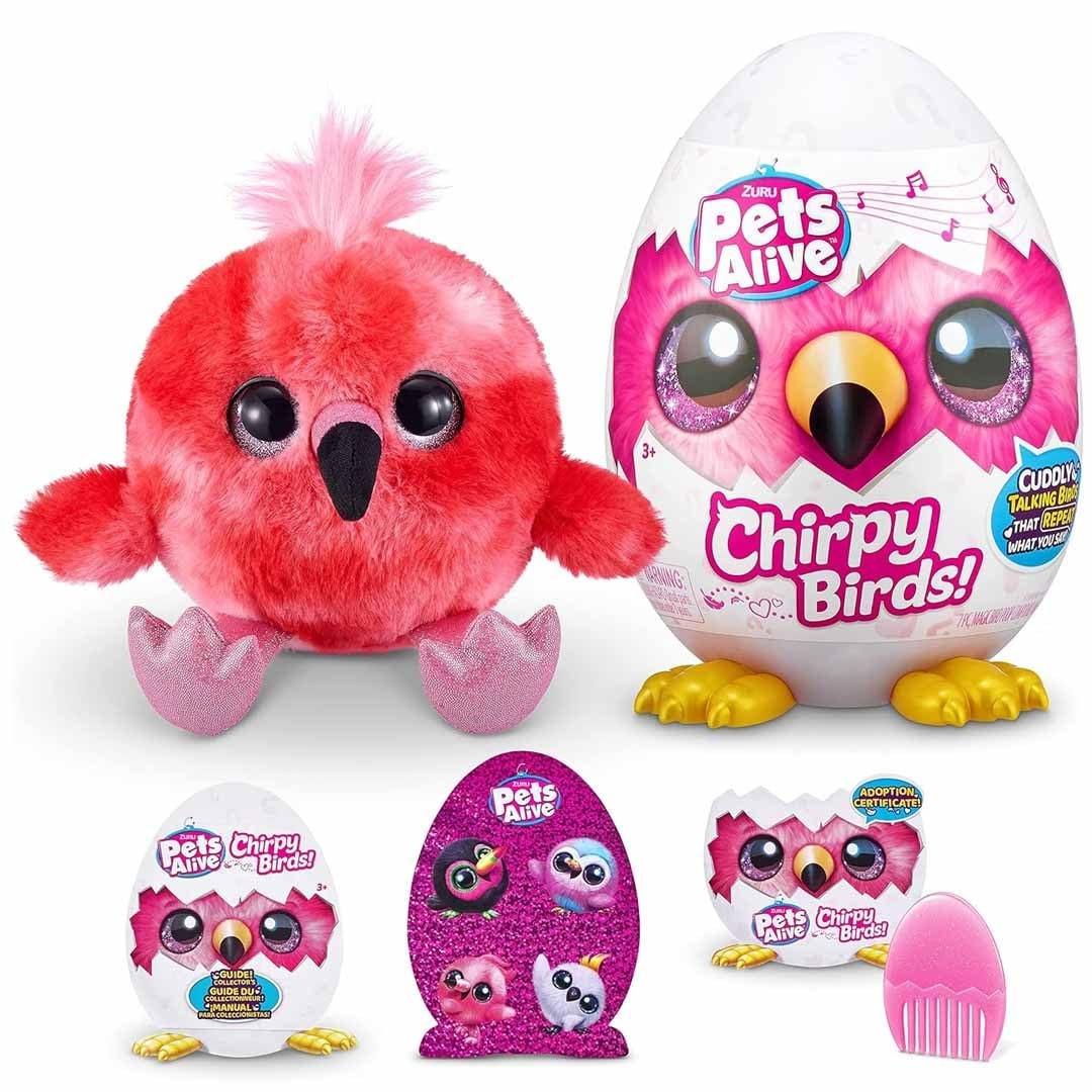 Pets Alive Chirpy Birds (Flamingo) by, Electronic Pet That Speaks