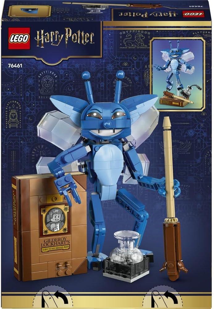 LEGO Harry Potter 76461 Cornish Pixie Toy - Bedroom or Desk Decor Figure w/Gilderoy Lockhart's Book and Wand - Birthday Gift for 8+ Year Old Girls & Boys