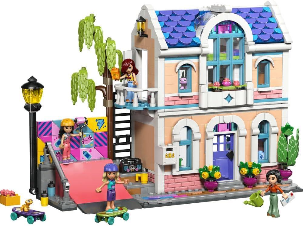 LEGO Friends 42687 Liann's Family House Toy - Miniature Set incl. a Garden, 4 Mini Dolls, Pet Axolotl & Gecko Animal Figures and Accessories - Birthday Gift for 7+ Year Old Girls