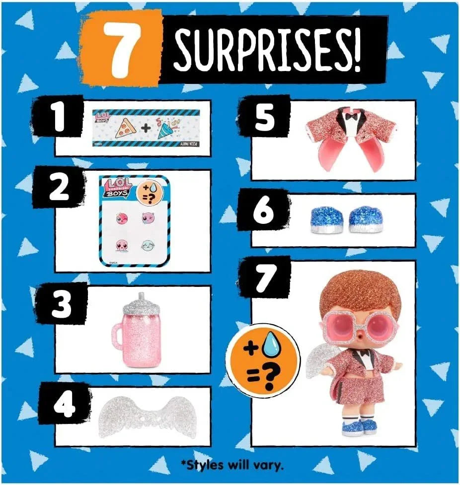 L*O*L! Surprise! Boys Series 2! Boys Character Doll with 7 Surprises - Jaiman Toys