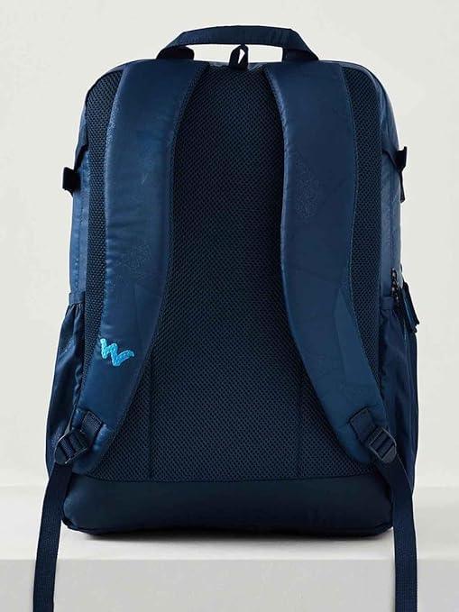 Wildcraft Evo 45L Laptop & School Backpack (12962) – Mosaic Navy | Spacious, Durable & Travel-Ready with Rain Cover - Jaiman Toys