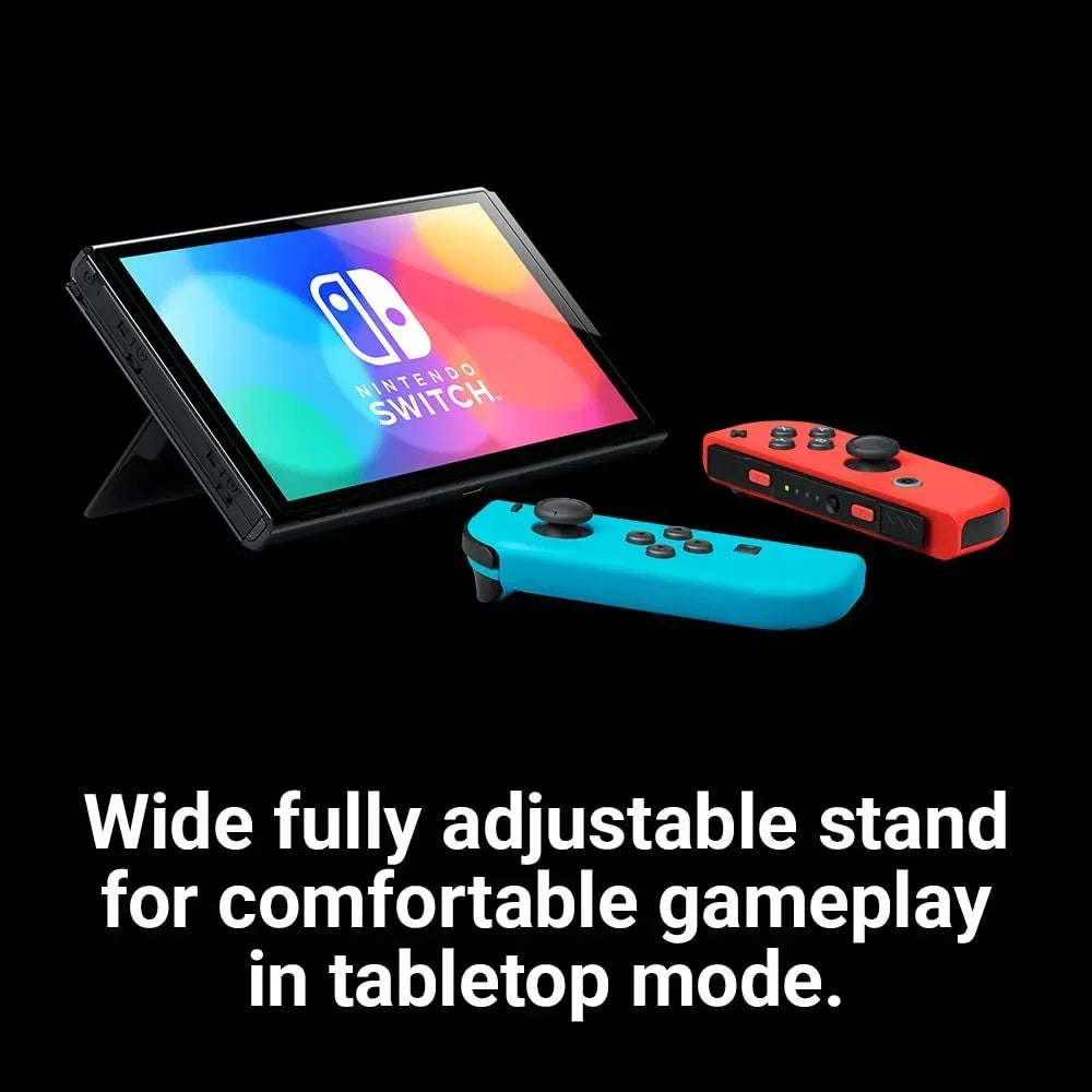 Nintendo Switch OLED model With Neon Red Neon Blue Joy-Con - Jaiman Toys