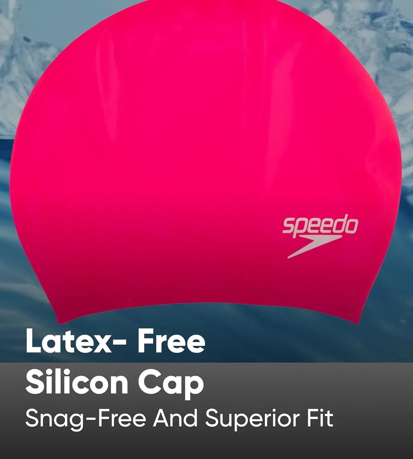 Speedo Women's Long Hair Silicone Swim Caps - Jaiman Toys