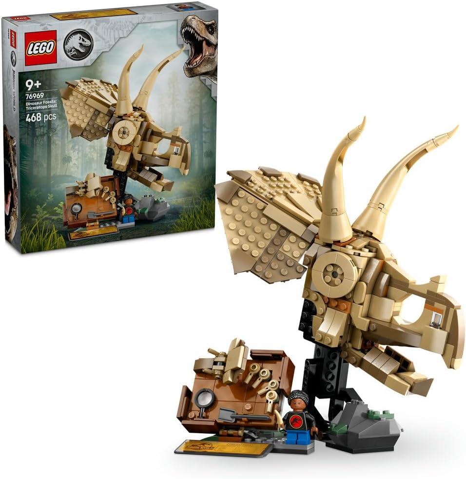 LEGO 76969 Jurrasic World Dinosaur Fossils: Triceratops Skull Model,9+ - Jaiman Toys