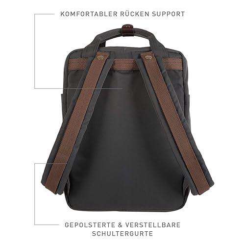 Doughnut Macaroon Multicolor 16L Backpack – Lightweight Water-Repellent Daypack for Girls & Women (Travel, School, College, Daily Use) - Jaiman Toys