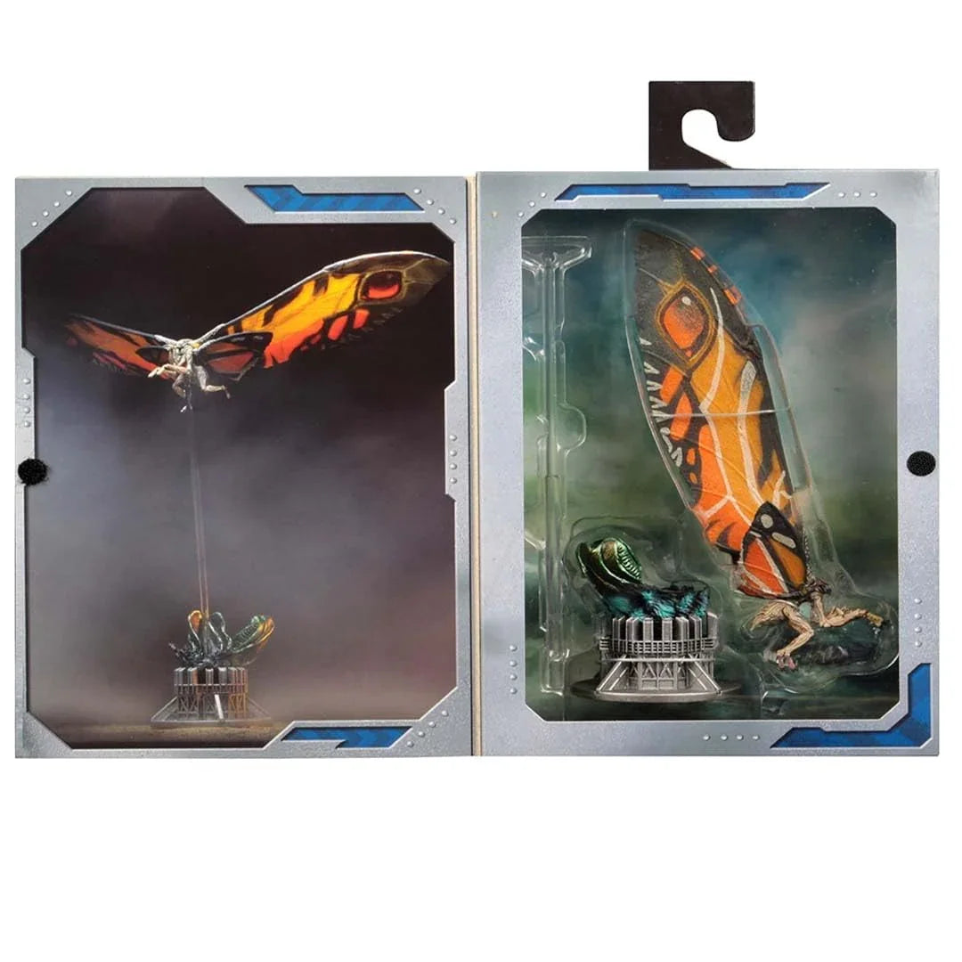 Godzilla 2019: Mothra 7 Action Figure with Articulated Wings and Display Base - Jaiman Toys