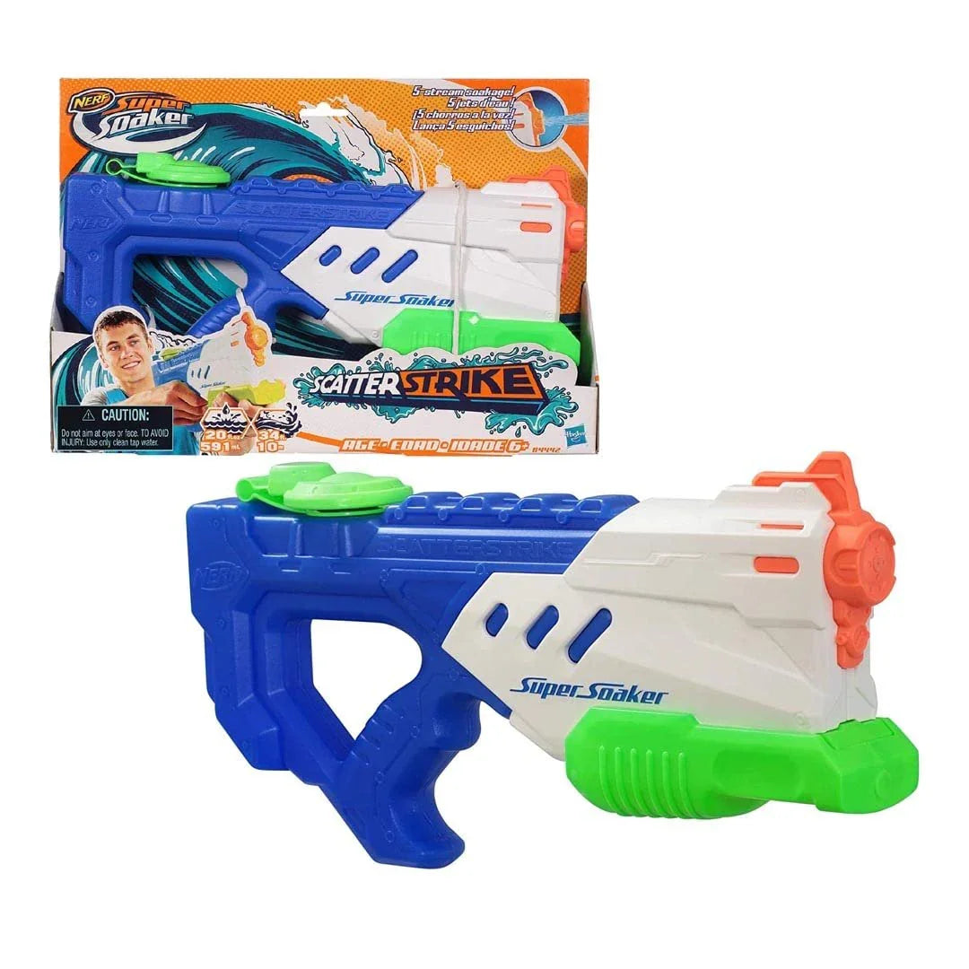 Scatter Strike Super-Sockker watergun ! High Long Distance Air Pressure Gun - Jaiman Toys