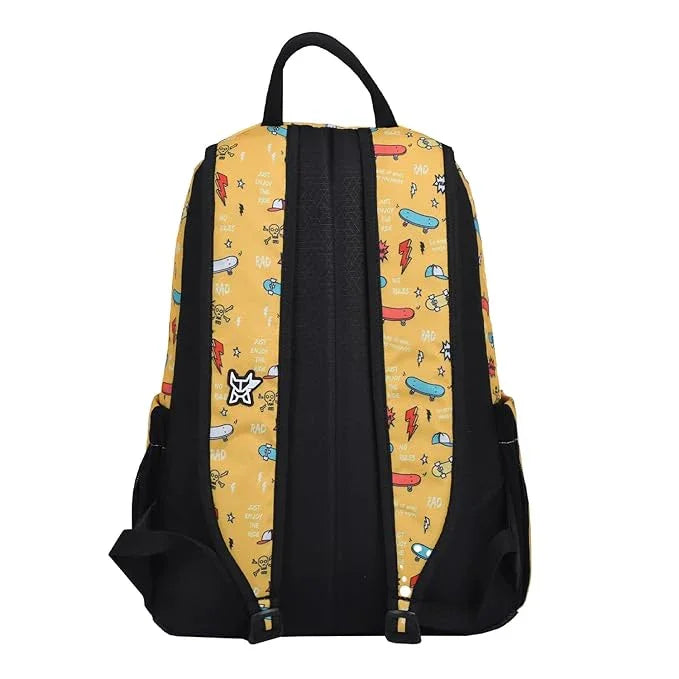 Arctic Fox Bitsy Skate Yellow 21 Liters School Backpack for Boys and Girls - Jaiman Toys
