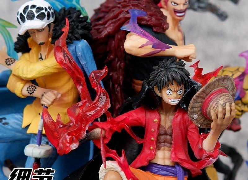 Ultimate Action Figure – One Piece Onigashima Battle Scene | Luffy, Kid & Law vs Beast Pirates HW - Jaiman Toys