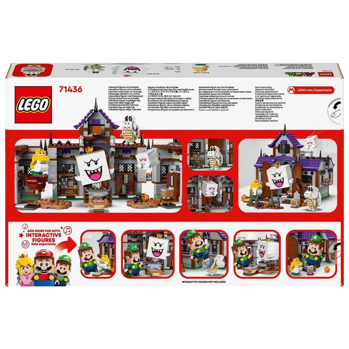 LEGO Super Mario 71436 Haunted King Boo's Villa Ghostly Adventure House with Baby Yoshi & Spooky Characters!