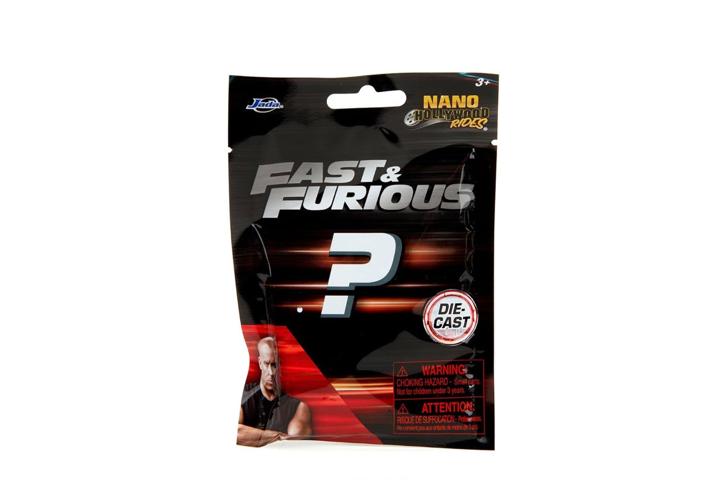 Jada Toys Fast & Furious Nano Cars Mystery Blind Bag β 1 Surprise Die-Cast Metal Car (4cm)