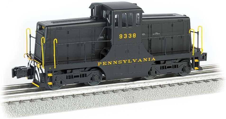 Williams by Bachmann Pennsylvania Railroad GE 44-Ton Center-Cab Switcher with True Blast Plus Sound – O Scale 3-Rail Diesel Locomotive