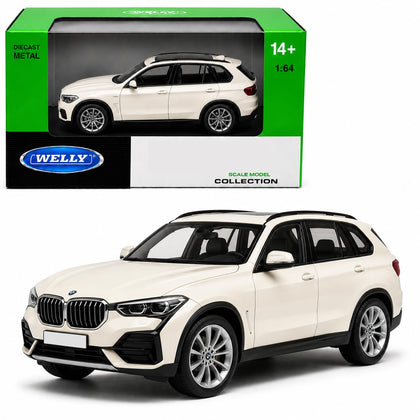 Welly 1:64 BMW X5 Cream White Die-Cast Metal Model Car