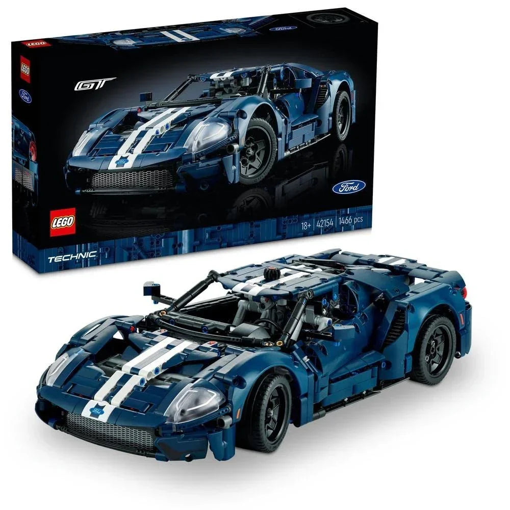 (Box Damage) LEGO Technic 2022 Ford GT 42154 Building Kit for Adults (1,466 Pieces) - Jaiman Toys