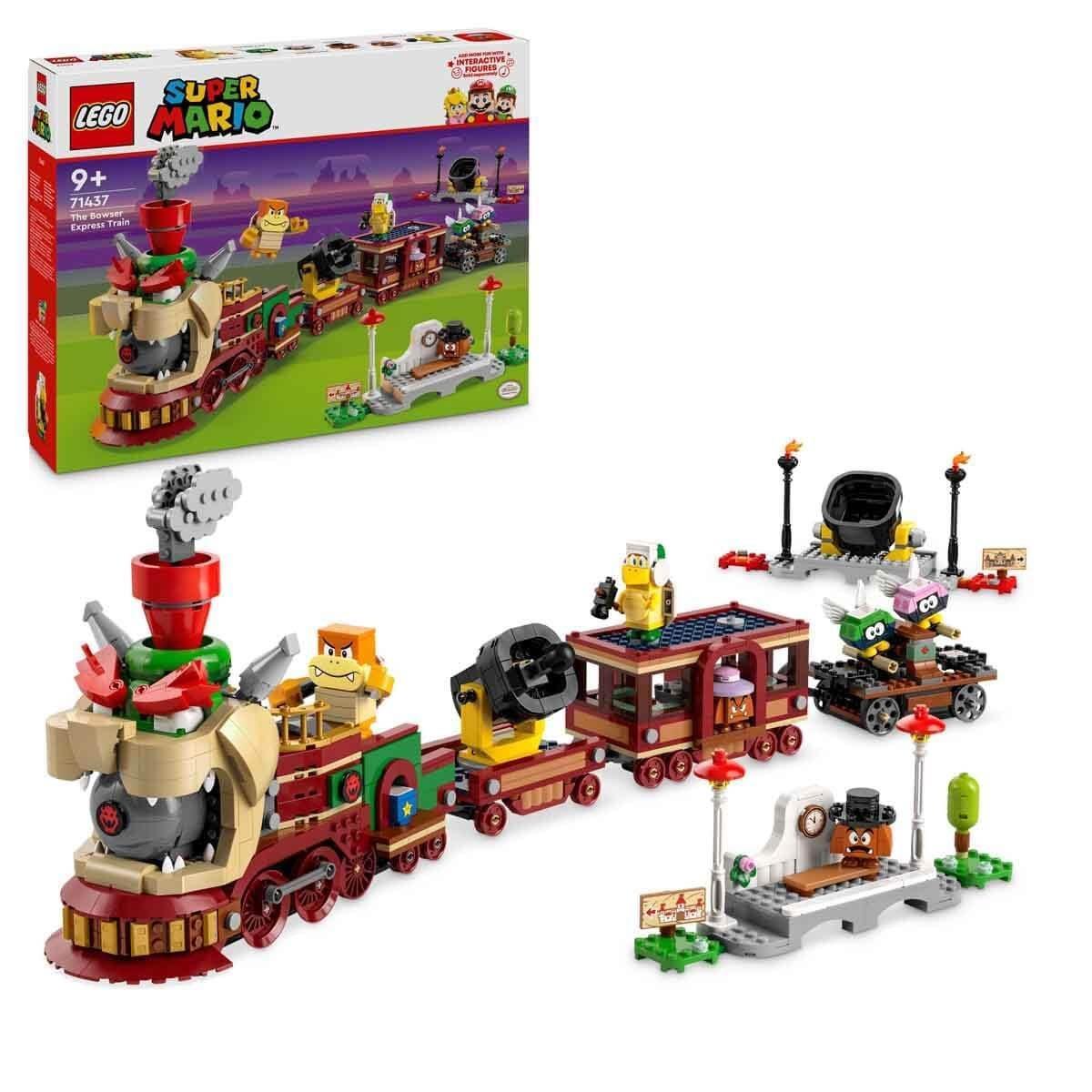 (Box Damage) LEGO 71437 Super Mario Bowser Express Adventure Train Build, Play & Collect with 6 Iconic Nintendo Characters - Jaiman Toys