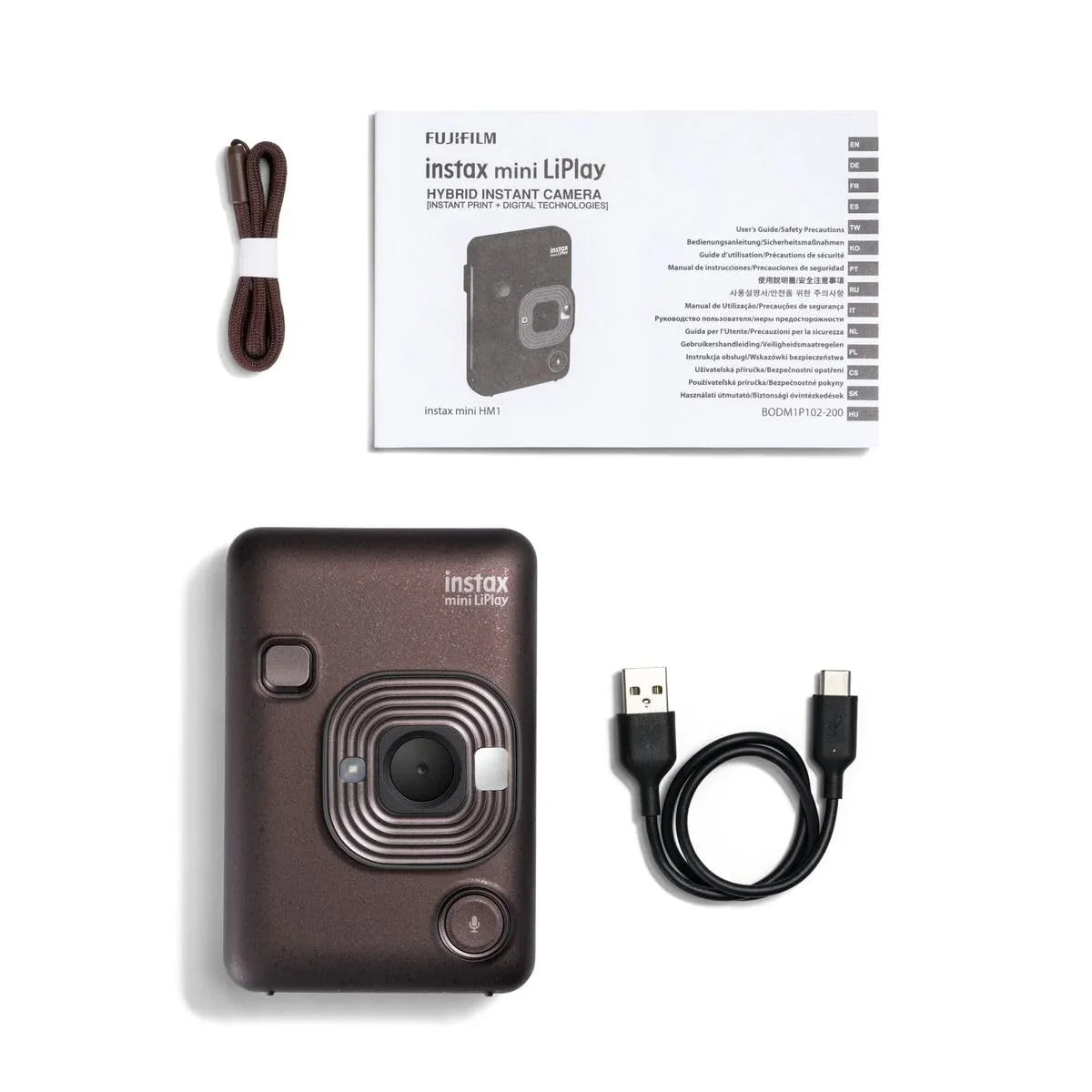 Instax Mini LiPlay Hybrid Instant Camera (Bronze) - Jaiman Toys