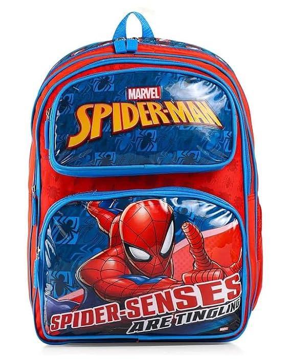 STRIDERS Spider-Man 16-Inch Backpack Ultimate Hero Gear for School and Adventures - Jaiman Toys
