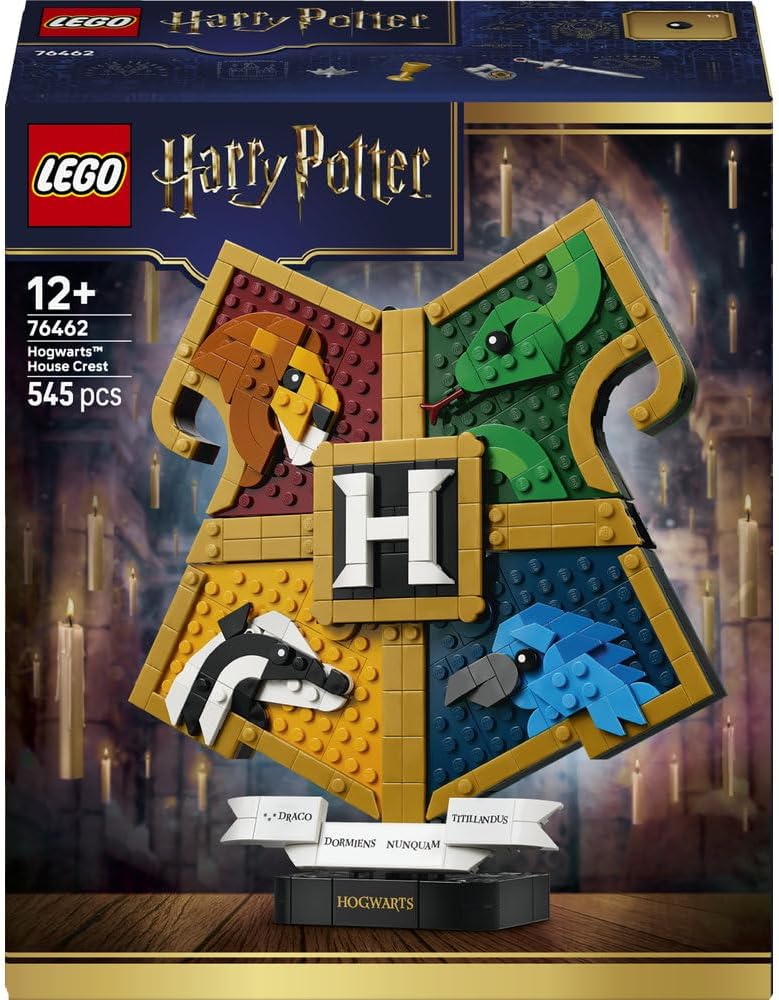 LEGO 76462 Harry Potter Hogwarts House Crest Building Set | 545 Pieces | Collectible Hogwarts Display Model