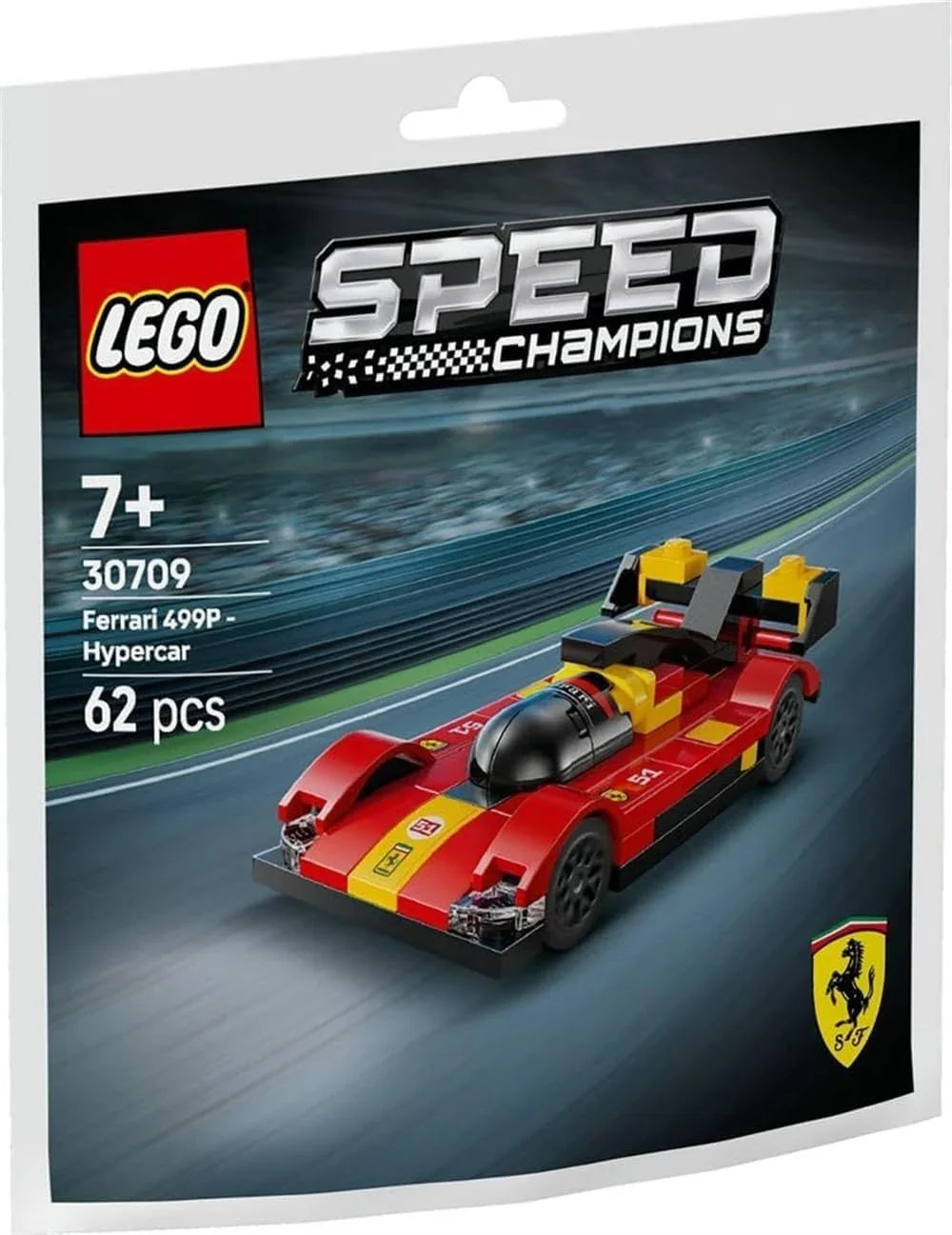 LEGO Speed Champions Ferrari 499P - Hypercar - 30709 - Jaiman Toys