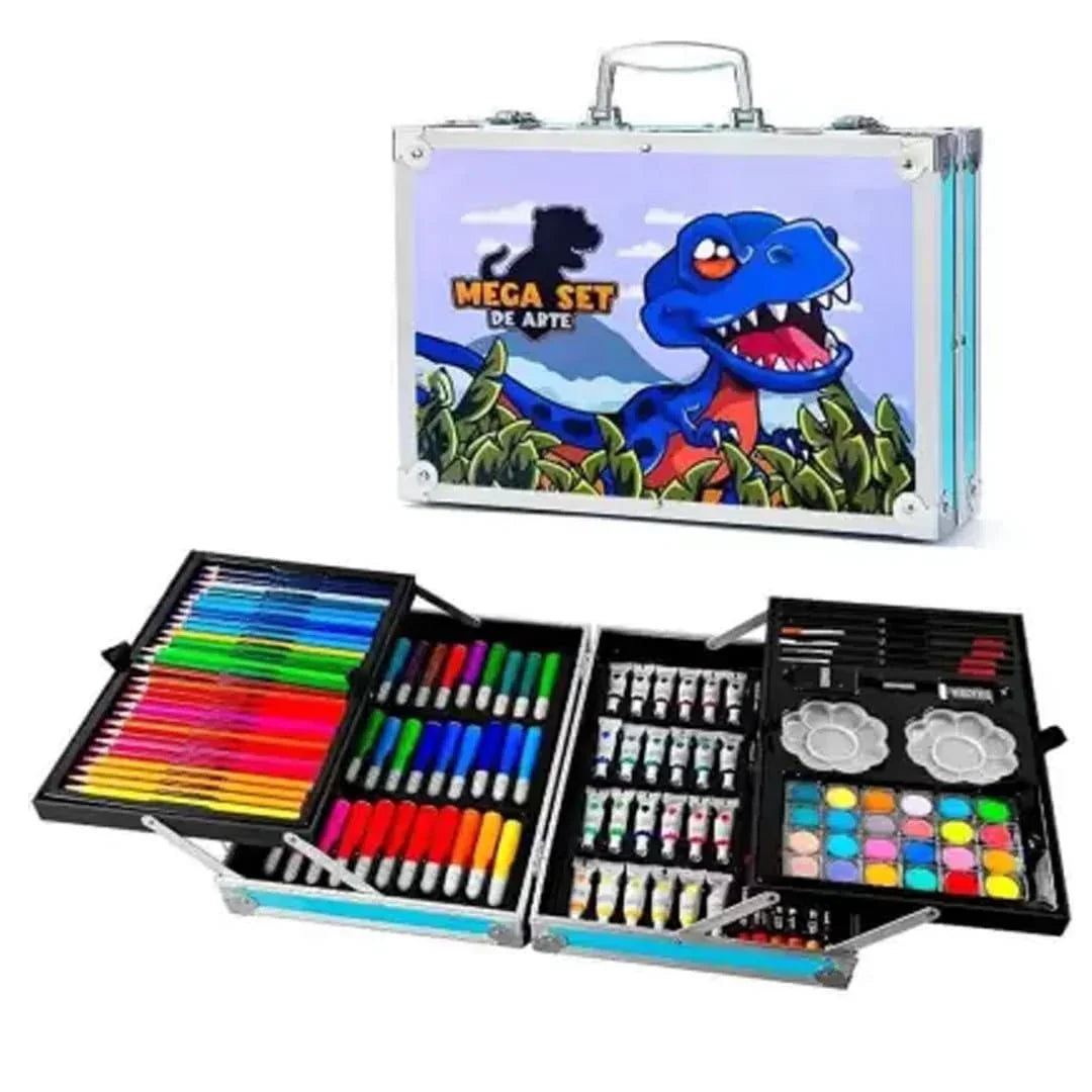 Breatoi 145 Pcs Kids Art Drawing Set : Art and Craft Supplies : Drawing and Painting Set :Great Birthday Gift for Boys Girls Children - 145 Pcs Art Set - Jaiman Toys