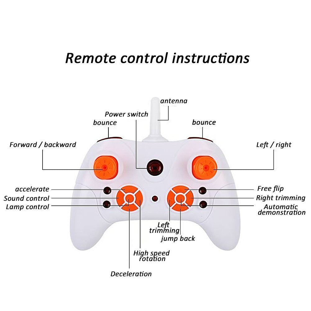 JJRC Q207 2.4G Double-Sided RC Stunt Car with Camera, Lights & Bounce Action Car