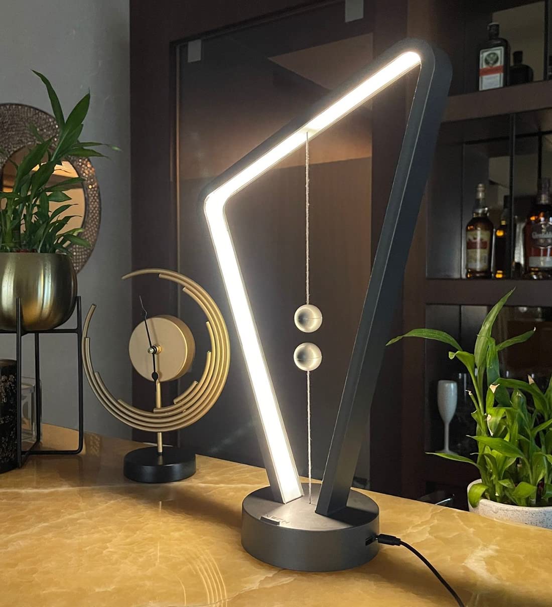 Modern LED Balance Table Lamp β Magnetic Switch Decorative Desk Lamp