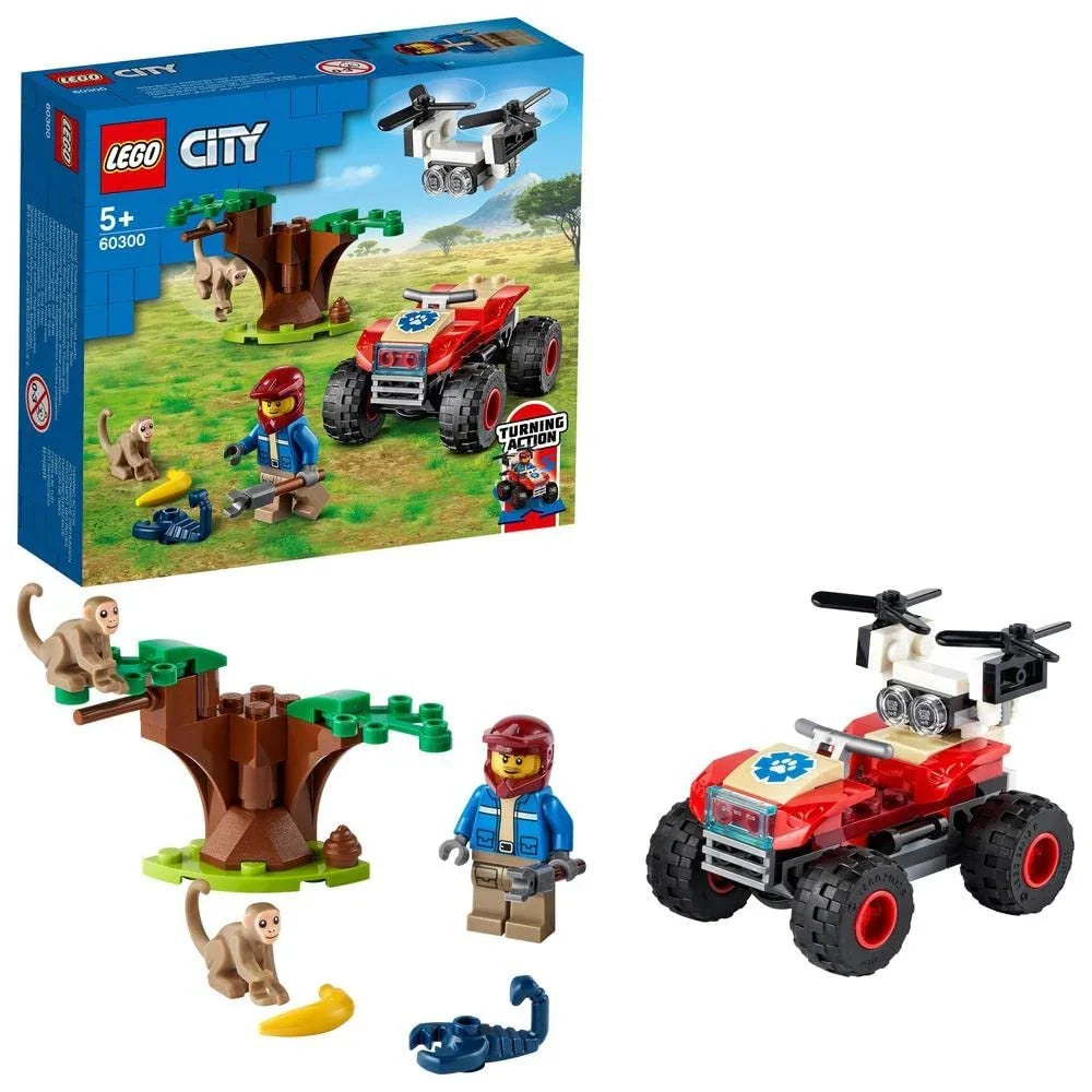 LEGO 60300 City Wildlife Rescue ATV Building Kit (74 Pieces) - Jaiman Toys